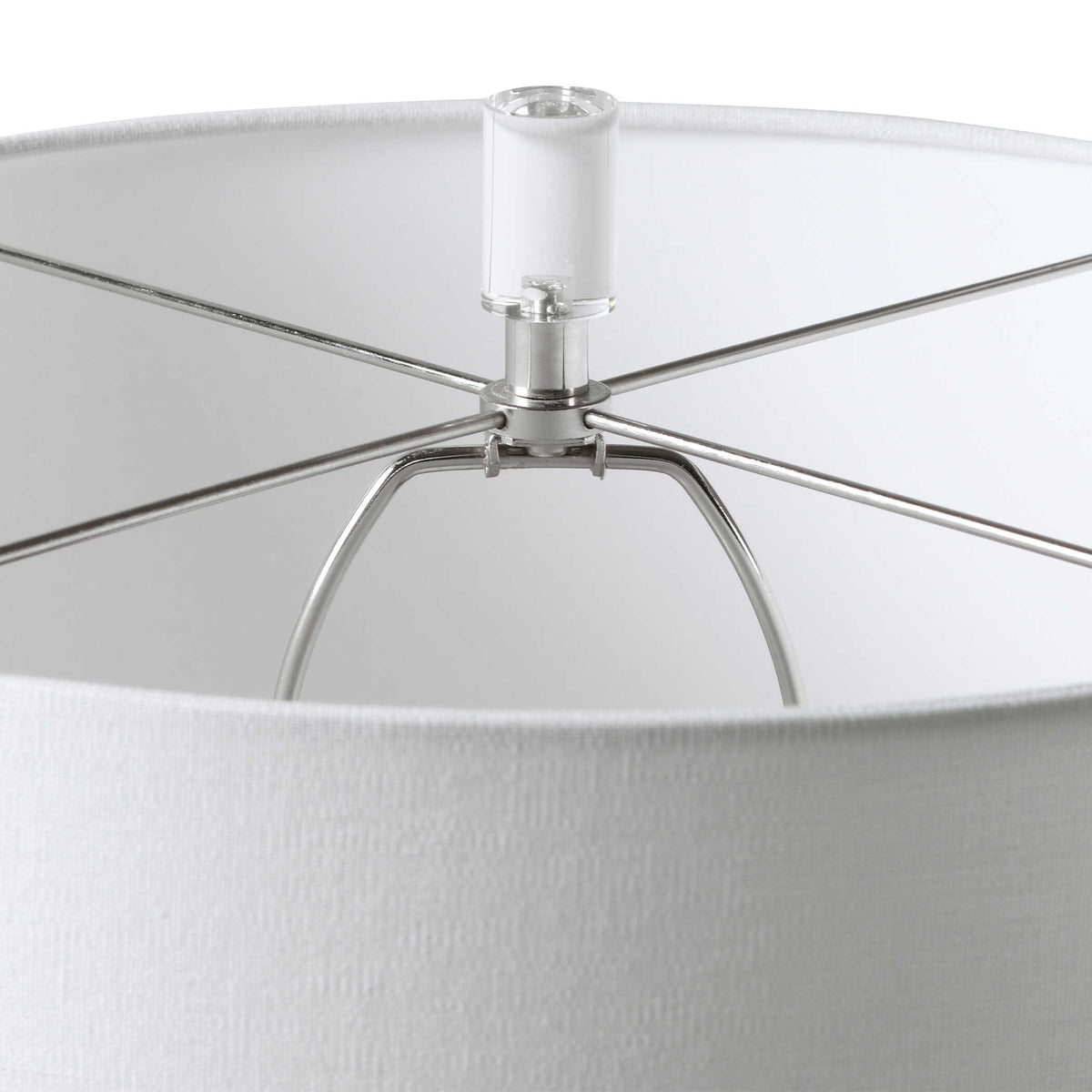 Caelina Textured White Table Lamp - Ornate Home
