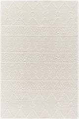 Caelum White Wool-Blend Rug - Ornate Home