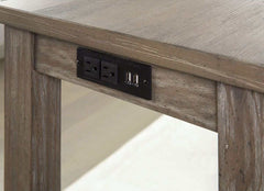 Caerleon Gray Counter Ht. Dining Set / 4pc - Ornate Home