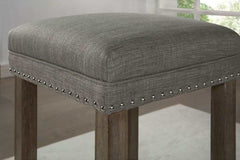 Caerleon Gray Counter Ht. Dining Set / 4pc - Ornate Home