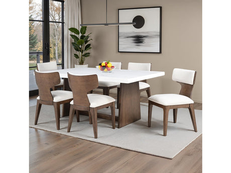 Caerwys Brown 7 Pc. Dining Table Set - Ornate Home