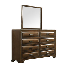 Caerwys Brown/Light Gray Queen 4 Piece Bedroom Set - Ornate Home