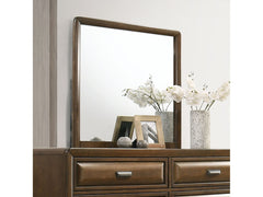 Caerwys Brown Mirror - Ornate Home
