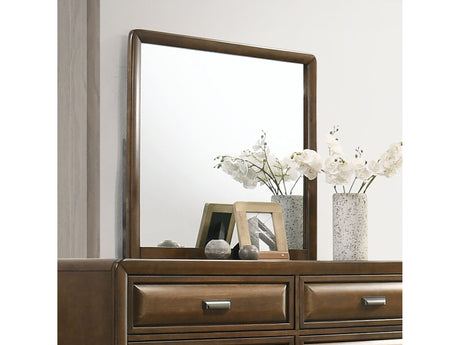 Caerwys Brown Mirror - Ornate Home