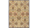 Caesar 1116 Hand Tufted Beige & Rust Wool Rug - Ornate Home