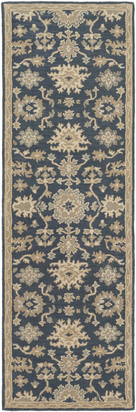 Caesar 1154 Navy Wool Rug - Ornate Home