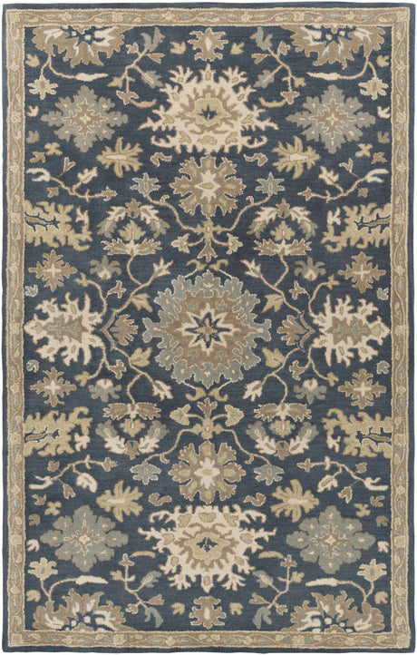 Caesar 1154 Navy Wool Rug - Ornate Home