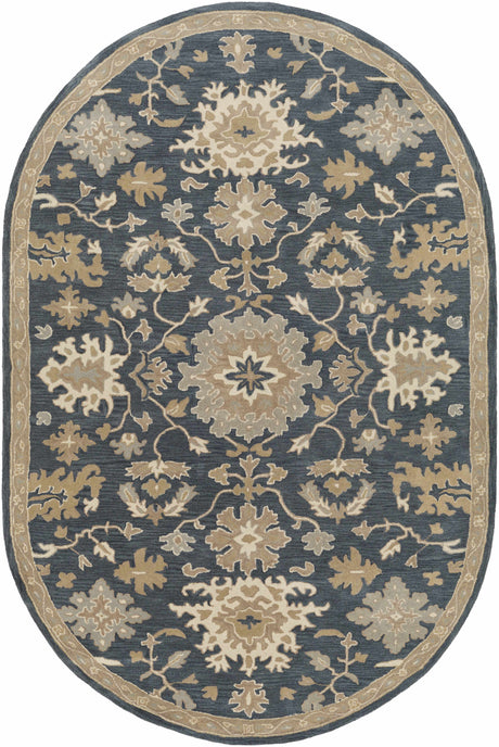Caesar 1154 Navy Wool Rug - Ornate Home