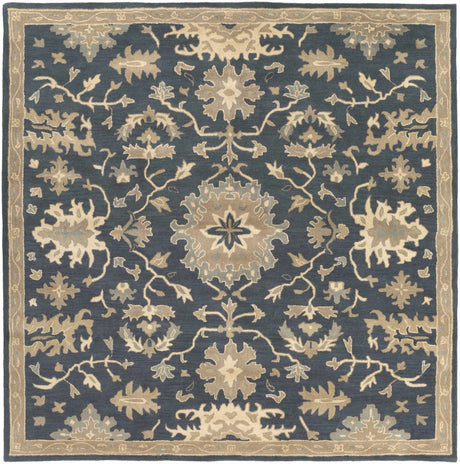 Caesar 1154 Navy Wool Rug - Ornate Home