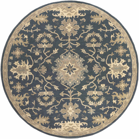 Caesar 1154 Navy Wool Rug - Ornate Home