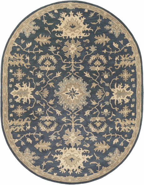 Caesar 1154 Navy Wool Rug - Ornate Home