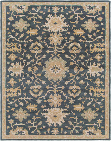 Caesar 1154 Navy Wool Rug - Ornate Home