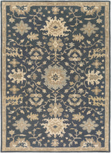 Caesar 1154 Navy Wool Rug - Ornate Home