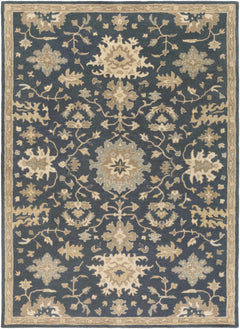 Caesar 1154 Navy Wool Rug - Ornate Home
