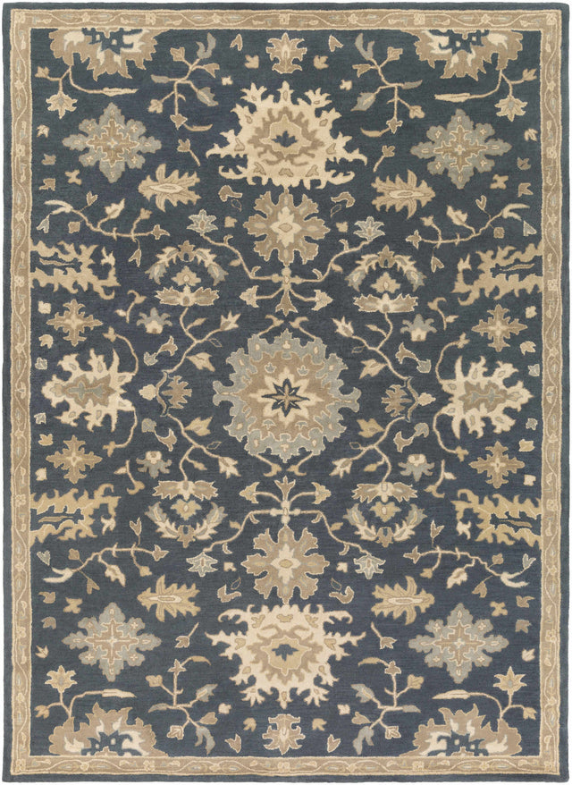 Caesar 1154 Navy Wool Rug - Ornate Home