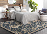 Caesar 1154 Navy Wool Rug - Ornate Home
