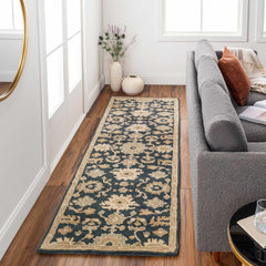 Caesar 1154 Navy Wool Rug - Ornate Home