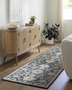 Caesar 1154 Navy Wool Rug - Ornate Home