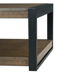 Caesar Black/Walnut Occasional End Table - Ornate Home