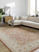 Caesar Hand Tufted Burnt Orange 1124 Wool Carpet - Ornate Home