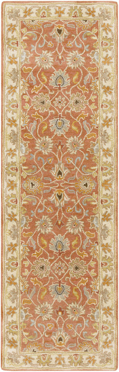 Caesar Hand Tufted Burnt Orange 1124 Wool Carpet - Ornate Home
