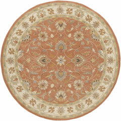 Caesar Hand Tufted Burnt Orange 1124 Wool Carpet - Ornate Home