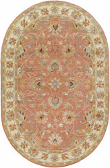 Caesar Hand Tufted Burnt Orange 1124 Wool Carpet - Ornate Home