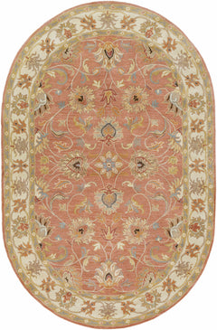 Caesar Hand Tufted Burnt Orange 1124 Wool Carpet - Ornate Home