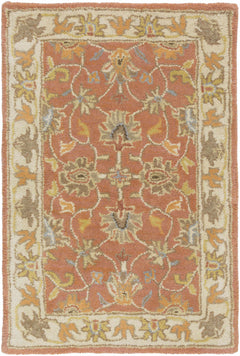 Caesar Hand Tufted Burnt Orange 1124 Wool Carpet - Ornate Home