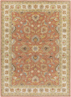 Caesar Hand Tufted Burnt Orange 1124 Wool Carpet - Ornate Home