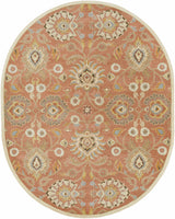 Caesar Hand Tufted Burnt Orange 1124 Wool Carpet - Ornate Home
