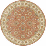 Caesar Hand Tufted Burnt Orange 1124 Wool Carpet - Ornate Home