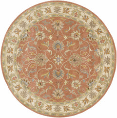 Caesar Hand Tufted Burnt Orange 1124 Wool Carpet - Ornate Home