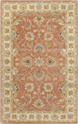 Caesar Hand Tufted Burnt Orange 1124 Wool Carpet - Ornate Home