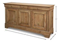 Cafe Au Lait Beige Buffet - Ornate Home