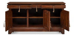 Cafe Au Lait Brown Buffet - Ornate Home
