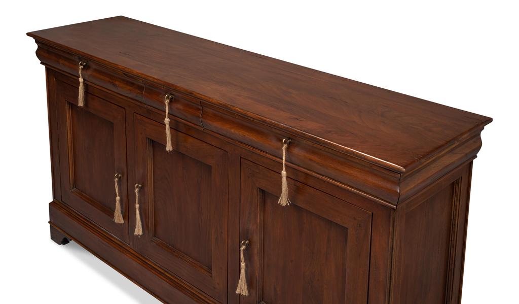 Cafe Au Lait Brown Buffet - Ornate Home