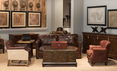 Cafe Au Lait Brown Buffet - Ornate Home