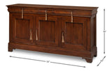 Cafe Au Lait Brown Buffet - Ornate Home