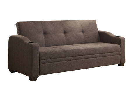 Caffery Brown Elegant Sofa - Ornate Home