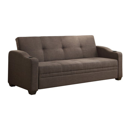 Caffery Brown Elegant Sofa - Ornate Home