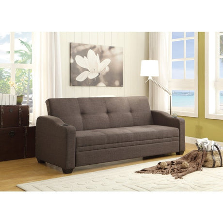 Caffery Brown Elegant Sofa - Ornate Home