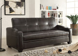 Caffery Brown Elegant Sofa - Ornate Home
