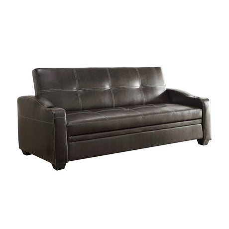 Caffery Brown Elegant Sofa - Ornate Home