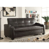 Caffery Brown Elegant Sofa - Ornate Home