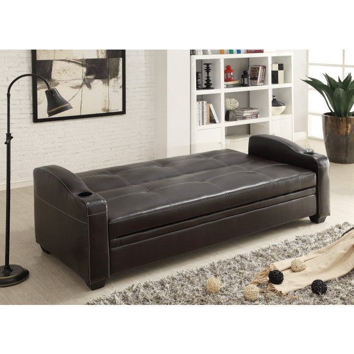 Caffery Brown Elegant Sofa - Ornate Home