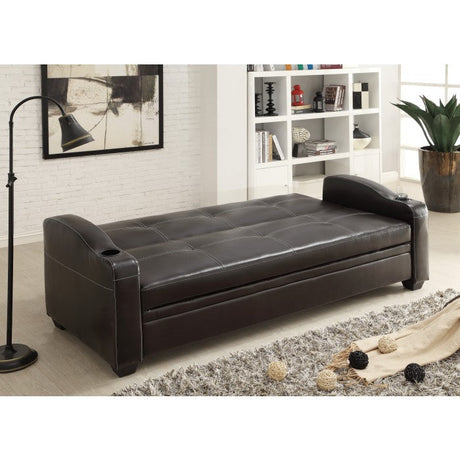 Caffery Brown Elegant Sofa - Ornate Home