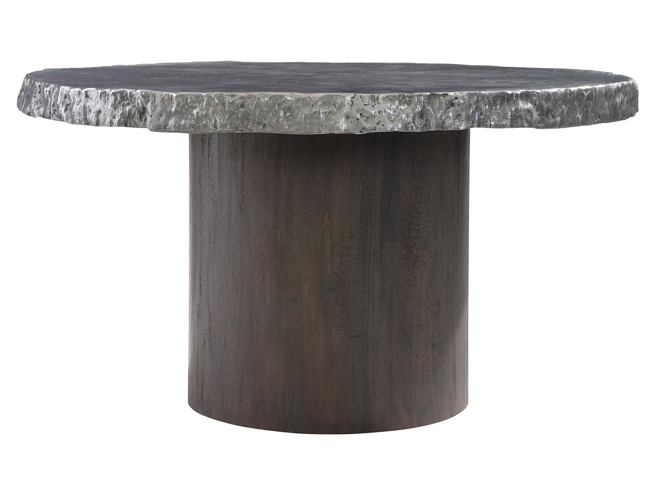 Cahill Reclaimed Aluminum/Grey Brown Dining Table - Ornate Home