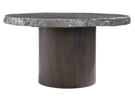 Cahill Reclaimed Aluminum/Grey Brown Dining Table - Ornate Home