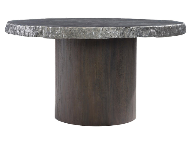 Cahill Reclaimed Aluminum/Grey Brown Dining Table - Ornate Home
